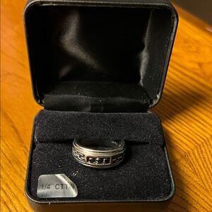 Elegant Silver Men's Ring size 9